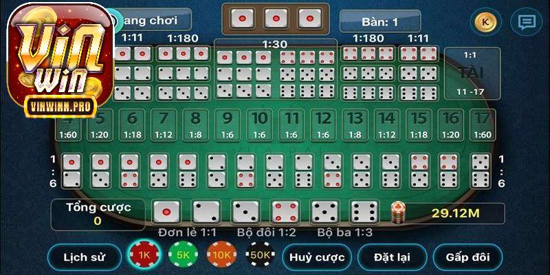 Tài xỉu Vinwin cung cấp hệ thống cửa chơi phong phú