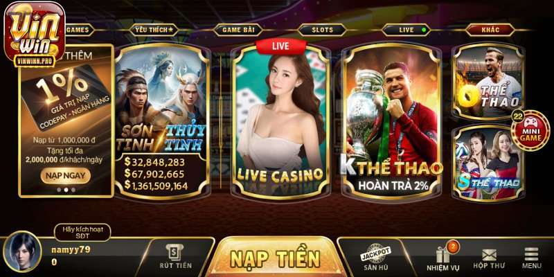 Vinwin là một trong các địa chỉ cược thể thao online khá uy tín hiện nay